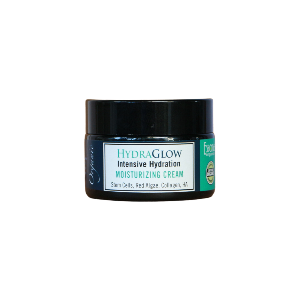 HydraGlow Intensive Hydration Moisturizing Cream with Triple Hyaluronic Acid, Stem Cells, Collagen, Red Algae, Centella.