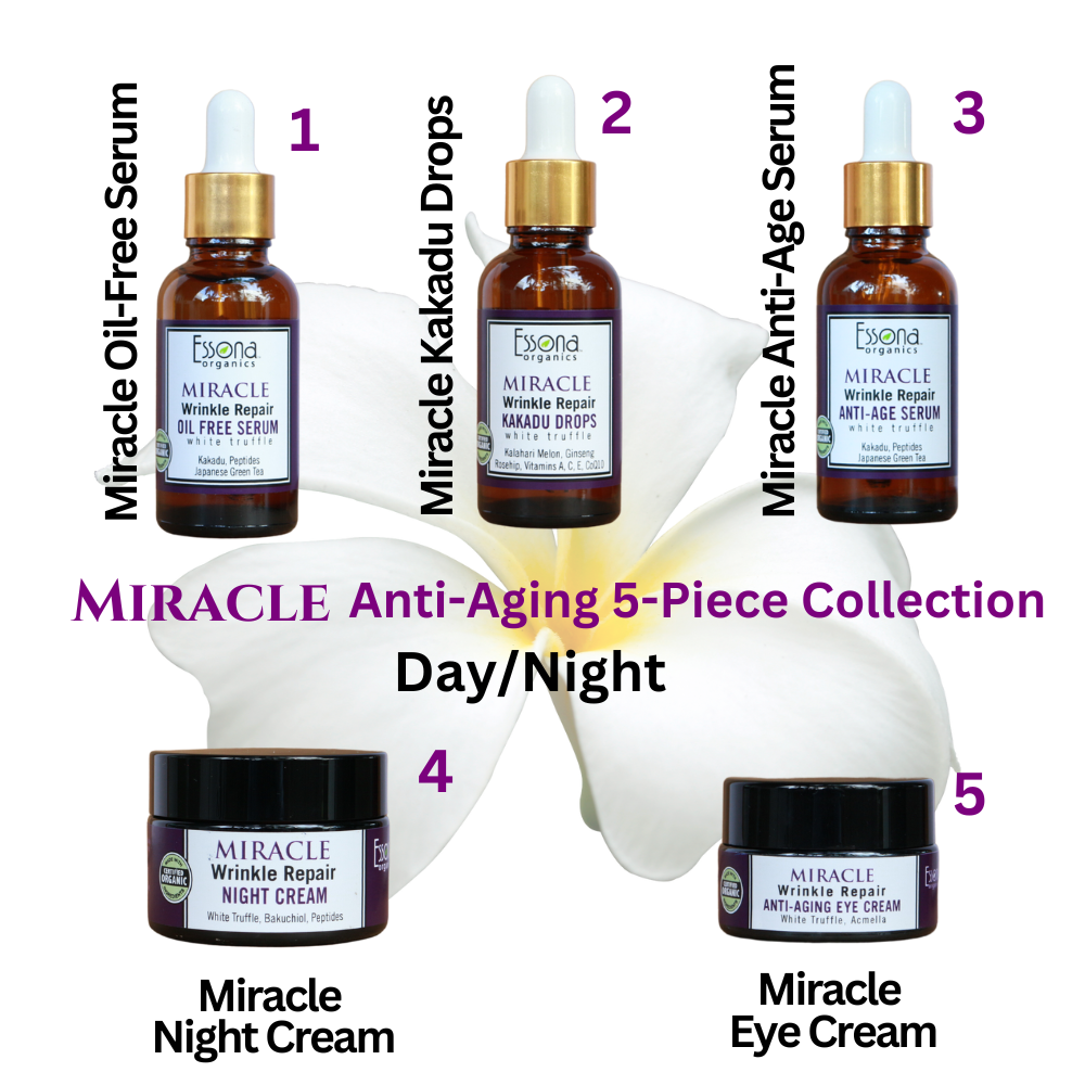 Miracle Anti Aging Serum 5Piece Kit Miracle Kakadu Drops, AntiAgin