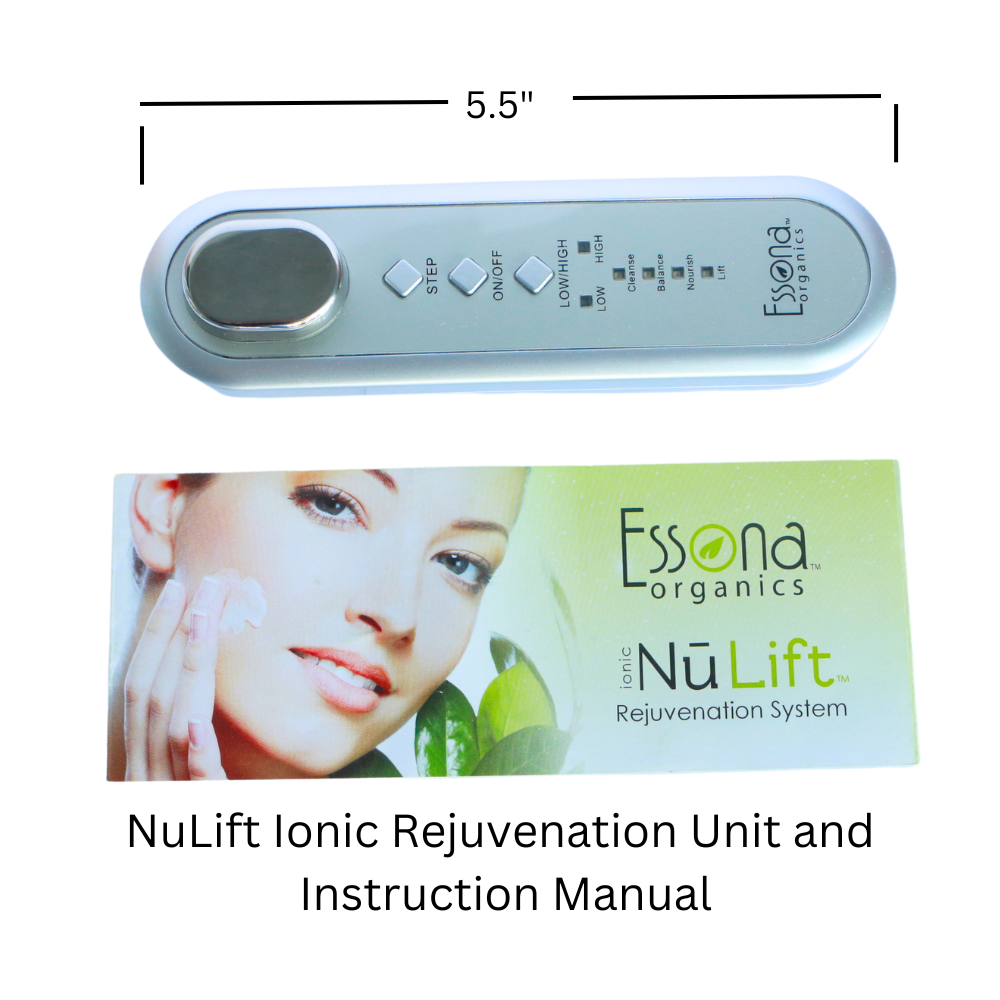 NuLift Galvanic Microcurrent Rejuvenation 5-Piece System for More Radiant Skin - Galvanic, Ionic, EMS. Professional Spa Experience at Home.