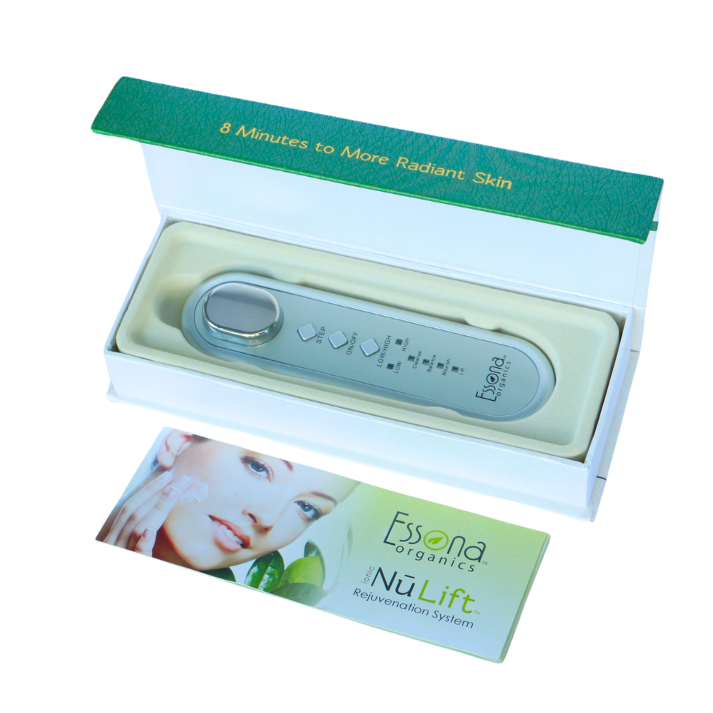 NuLift Galvanic Microcurrent Rejuvenation 5-Piece System for More Radiant Skin - Galvanic, Ionic, EMS. Professional Spa Experience at Home.