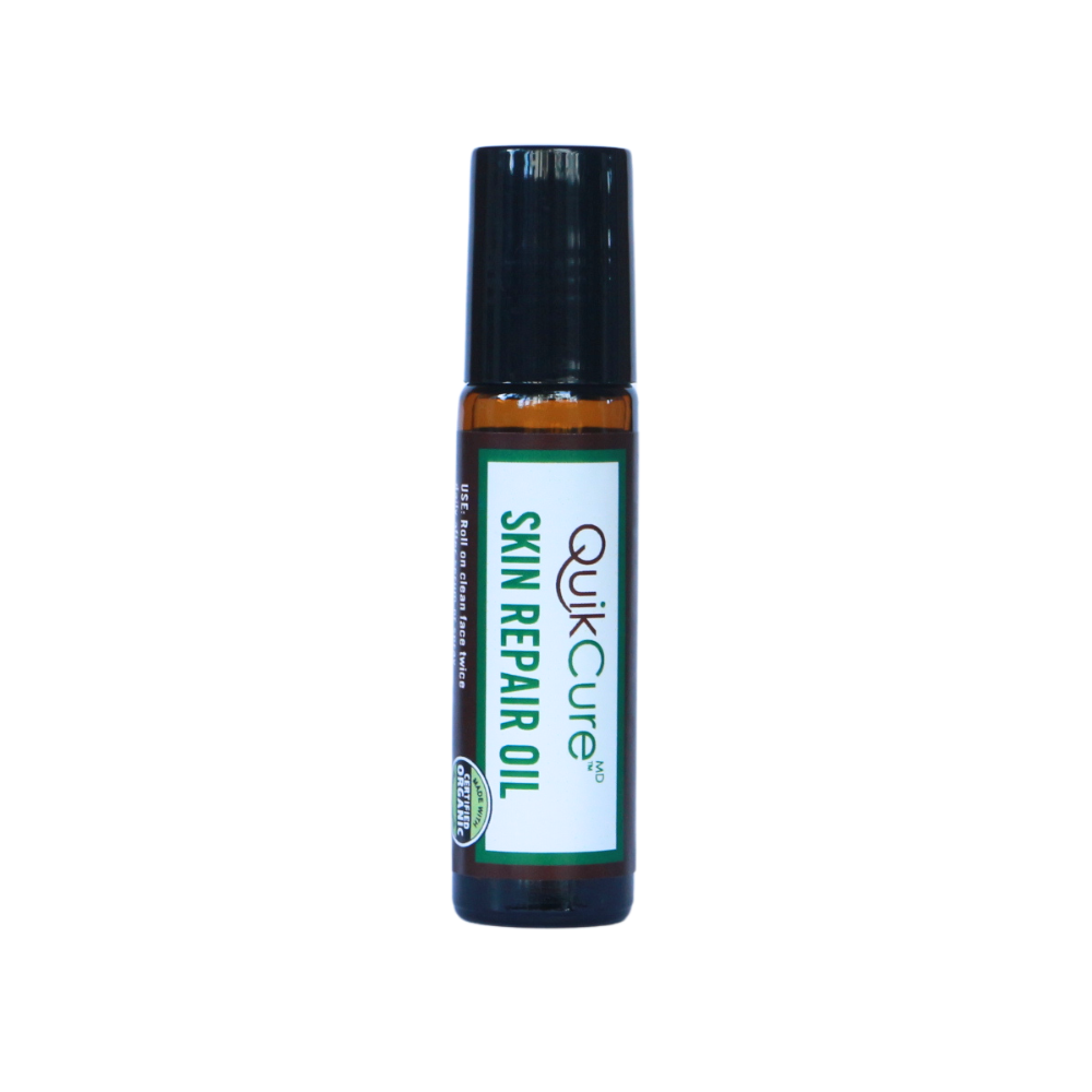 QuikCure Skin Repair Oil with Manuka Honey, Sea Buckthorn, 7 Herbal Botanical Complex.