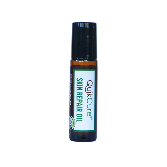 QuikCure Skin Repair Oil with Manuka Honey, Sea Buckthorn, 7 Herbal Botanical Complex.
