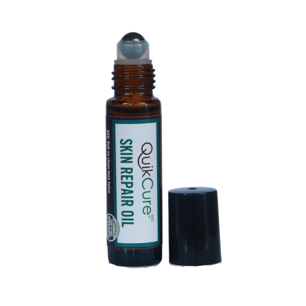 QuikCure Skin Repair Oil with Manuka Honey, Sea Buckthorn, 7 Herbal Botanical Complex.