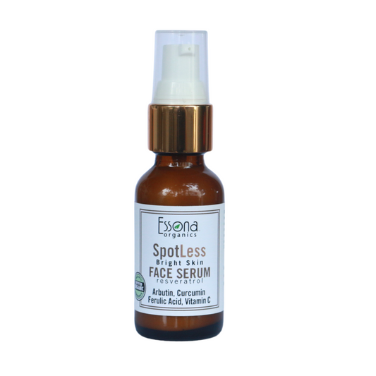 SpotLess Bright Skin Face Serum with Alpha-Arbutin, Resveratrol, Ferulic Acid, Niacinamide (B3).