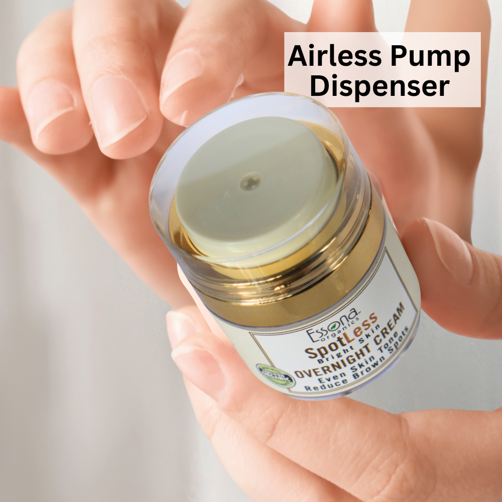 SpotLess Bright Skin Overnight Cream with Ferula Foetida, Resveratrol, Pomegranate Enzyme.