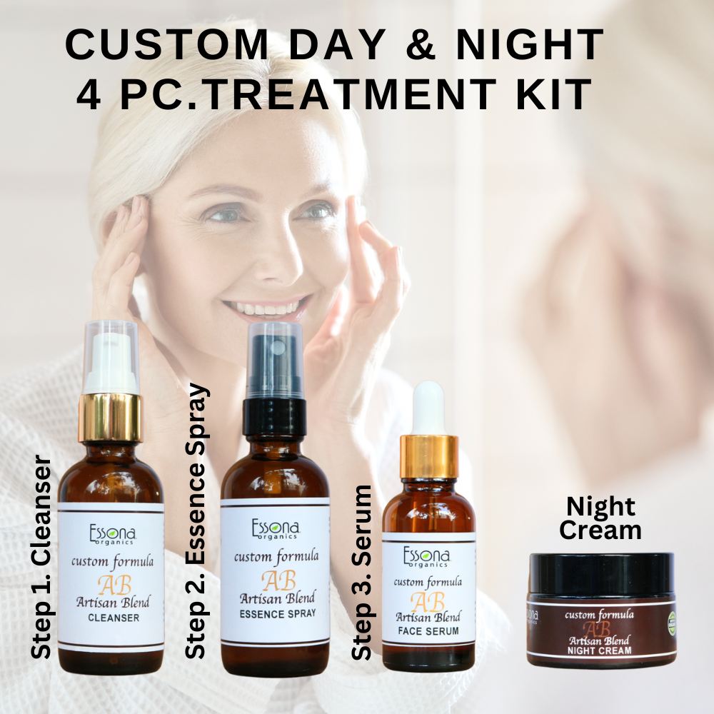 Custom Day & Night 4 Piece Treatment Kit – Essona Organics