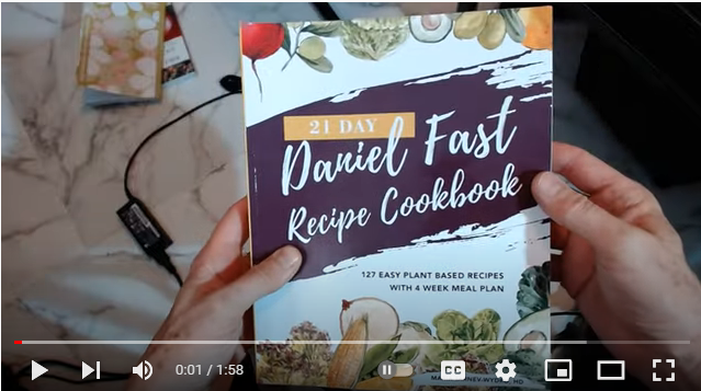 Load video: 21 Day Daniel fast Cookbook