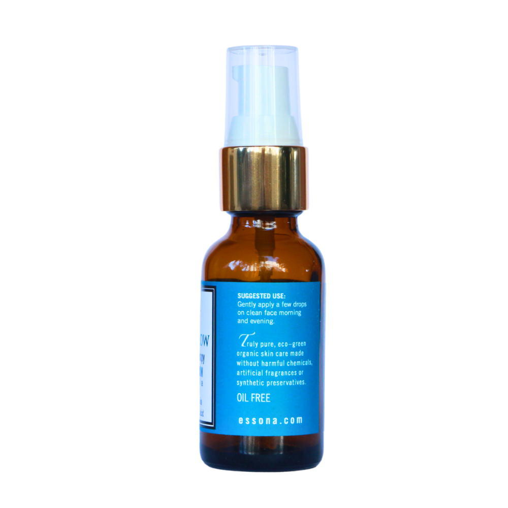 HydraGlow Stem Cell Therapy Oil Free Ageless Serum with Multi-Hyaluronic Acid, Blue-Red Algae, Plant Collagen, Centella Asiatica.