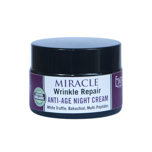 Miracle Wrinkle Repair Anti-Age Night Cream with White Truffle, Bakuchiol, Multi-Peptides.