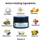 QuikCure Face Healing Cream with Zinc, Shea Butter, Chamomile, Castor Oil.