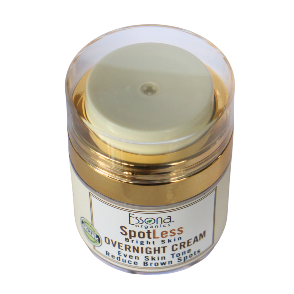 SpotLess Bright Skin Overnight Cream with Ferula Foetida, Resveratrol, Pomegranate Enzyme.