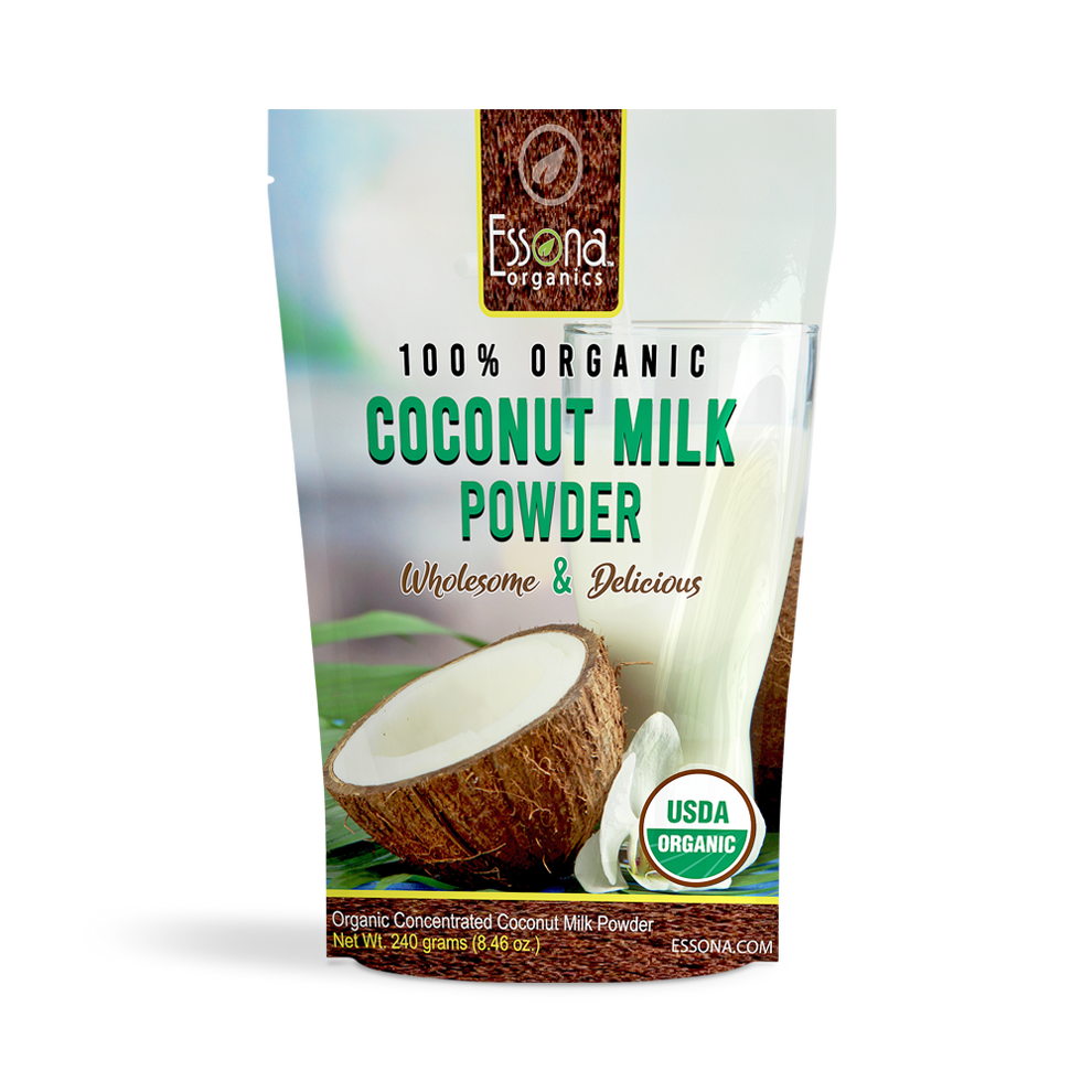 USDA Certified Organic Coconut Milk Powder Pure, Raw, Vegan. Reseal