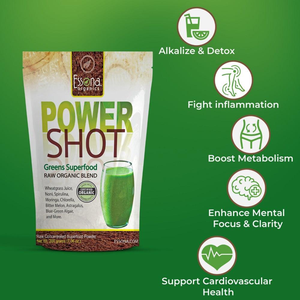 Power Shot Greens Superfood benefits